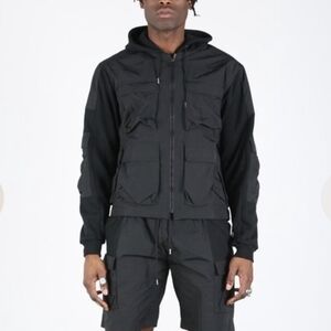 John Elliott Nylon Paneled Jacket Size 2